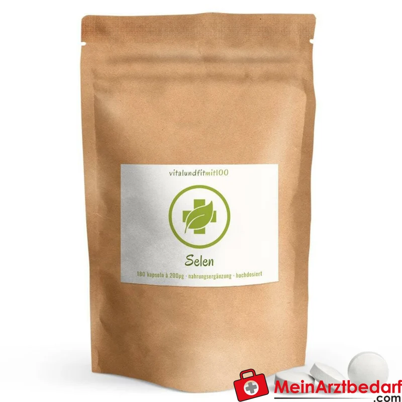 Selen Tabletten 200 µg (Selenhefe) 180 Stück vegan