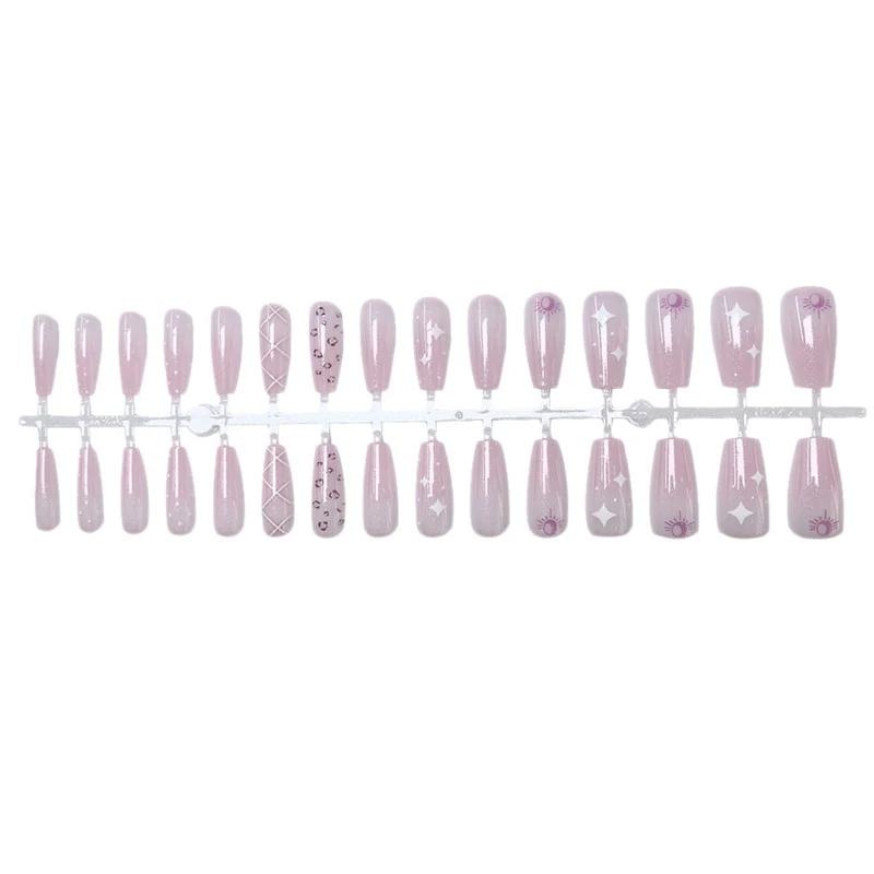 Elegantes Press-On-Nagelkunst-Set