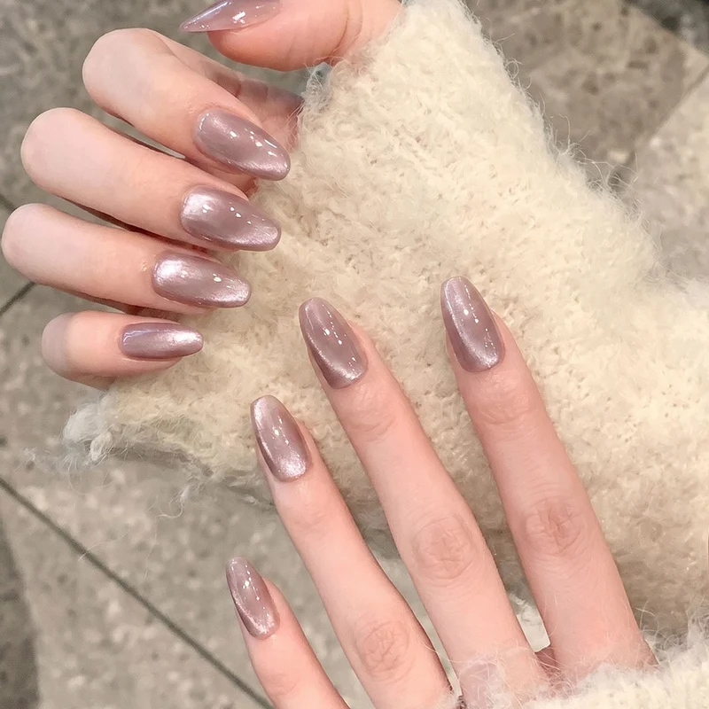 Elegante Glitzer Druck-Nagelset