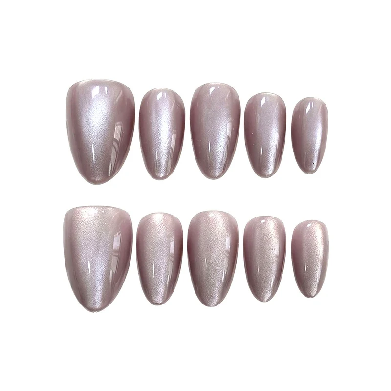 Elegante Glitzer Druck-Nagelset