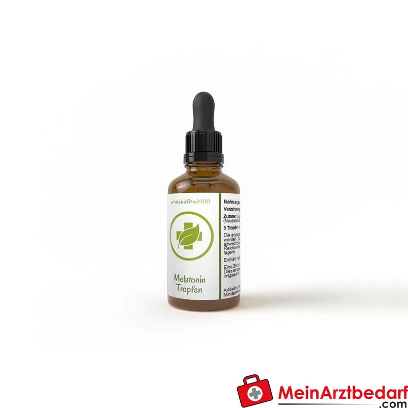 Melatonin Tropfen 1 mg/5 Tropfen, Vanille-Aroma 30 ml