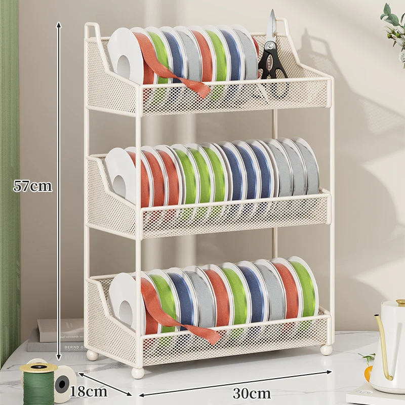 Bandrolle und Bastelbedarf Netz Organizer Regal