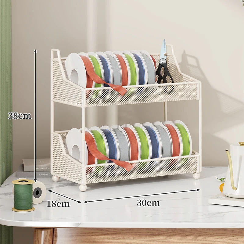 Bandrolle und Bastelbedarf Netz Organizer Regal