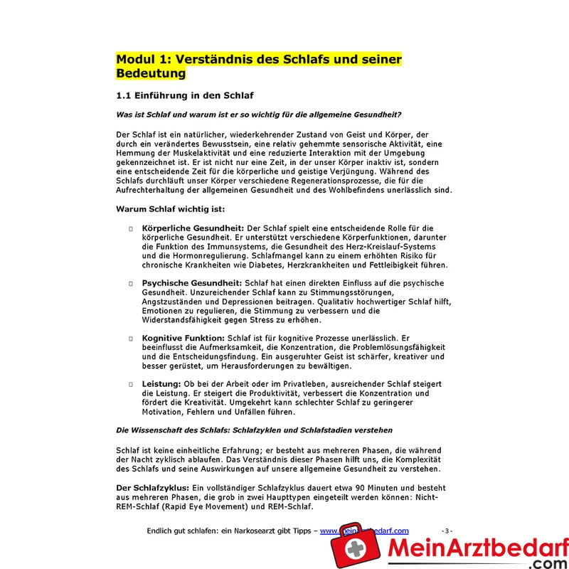 Dr. Daniel Pehböck Endlich gut schlafen eBook, 64 Seiten PDF