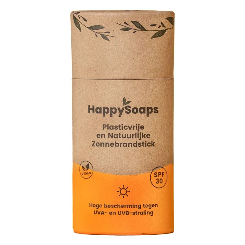 Happysoaps Zonnebrandstick Sunny Citrus Spf 30 50 gram