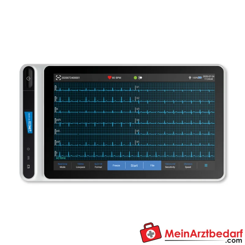 medical ECONET CARDIO M-PAD 7 Tablet, 12-Kanal-EKG, 7 Zoll Touchscreen