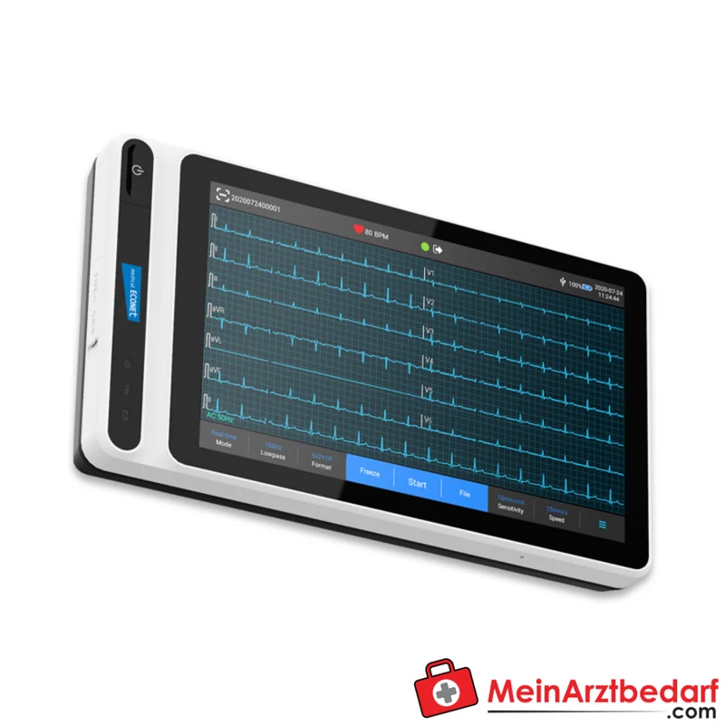 medical ECONET CARDIO M-PAD 7 Tablet, 12-Kanal-EKG, 7 Zoll Touchscreen