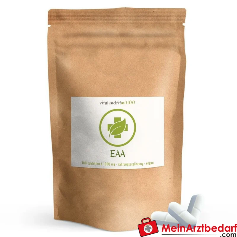 EAA essentielle Aminosäuren 1000 mg Tabletten 180 Stück vegan