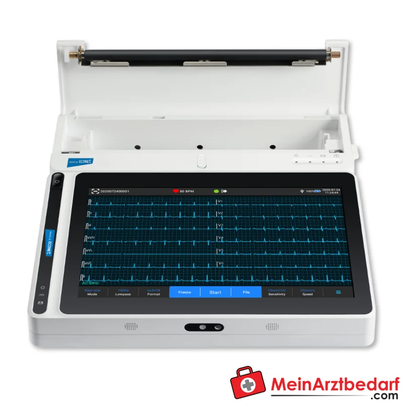 medical ECONET CARDIO M-PAD 10 Tablet, 12-Kanal-EKG, 10.1 Zoll Touchscreen