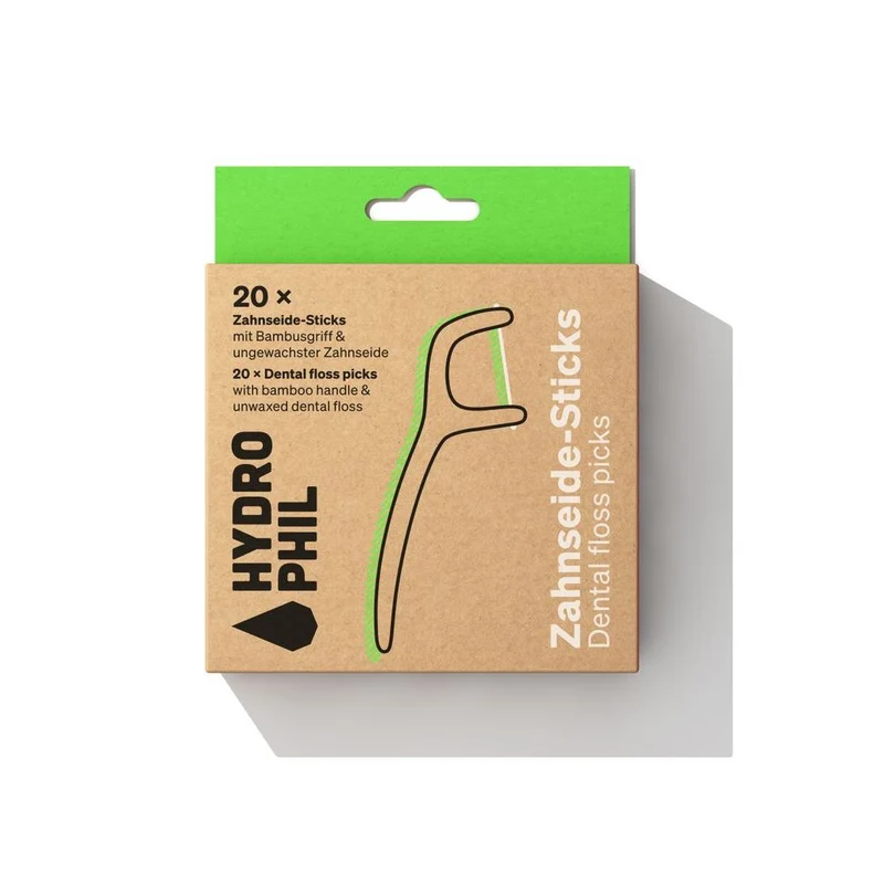 Hydrophil Floss Sticks Bamboe 20 stuks