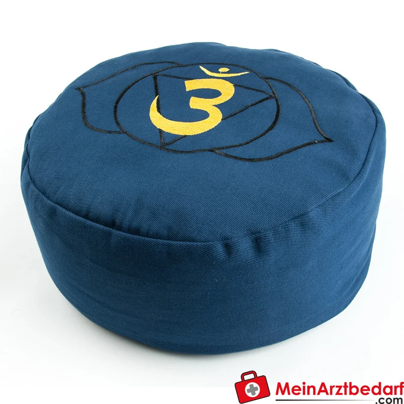 Berk Meditationskissen Wurzelchakra 36x15 cm Buchweizenspelz Baumwollbezug