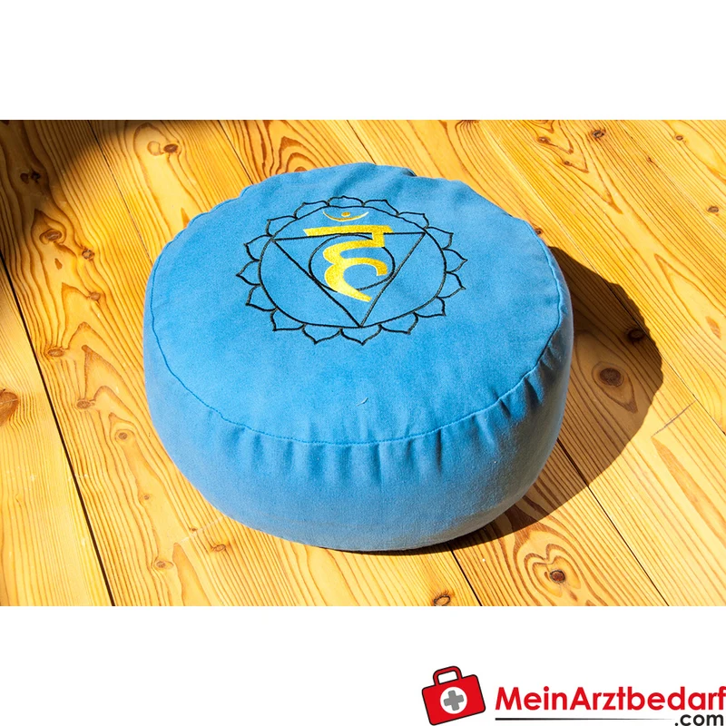 Berk Meditationskissen Wurzelchakra 36x15 cm Buchweizenspelz Baumwollbezug