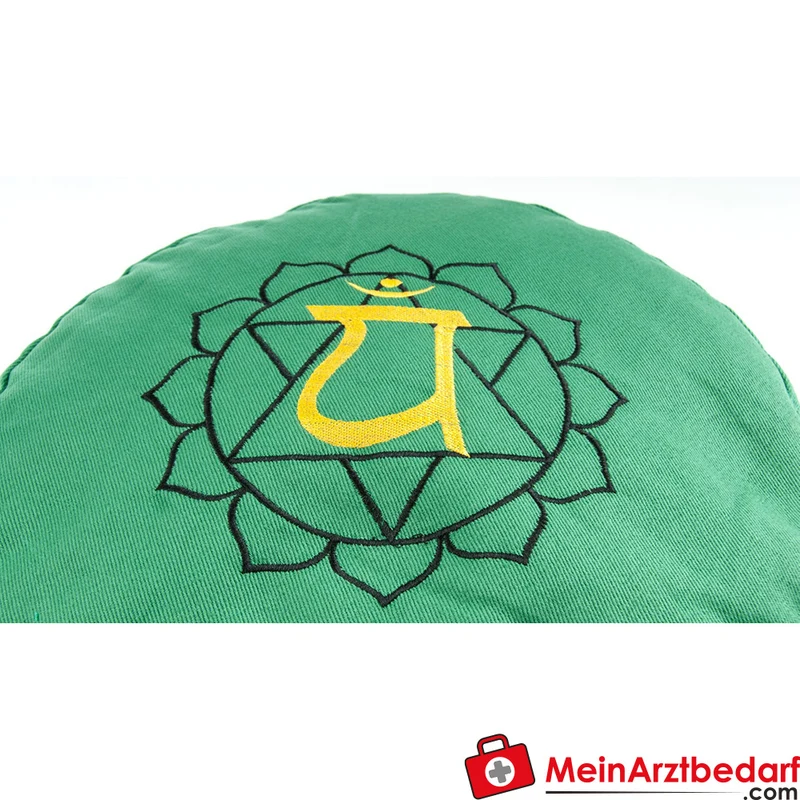 Berk Meditationskissen Wurzelchakra 36x15 cm Buchweizenspelz Baumwollbezug