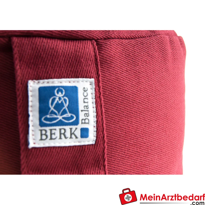 Berk Meditationskissen Blume des Lebens 30 x 15 cm Buchweizenfüllung 100% Baumwollbezug mit Reißverschluss