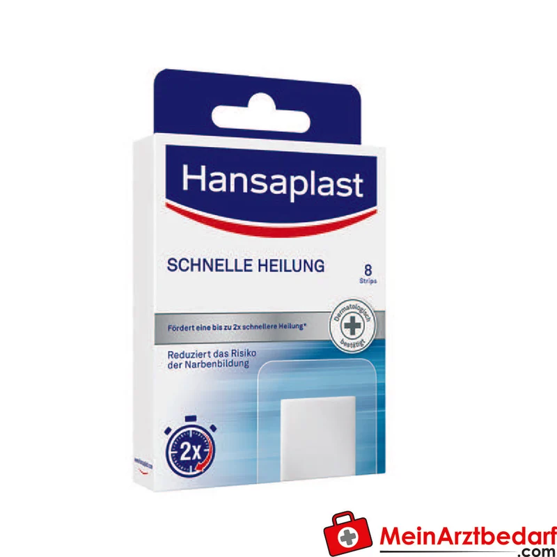 Hansaplast Schnelle Heilung Wundpflaster 43 x 68 mm 8 Stück