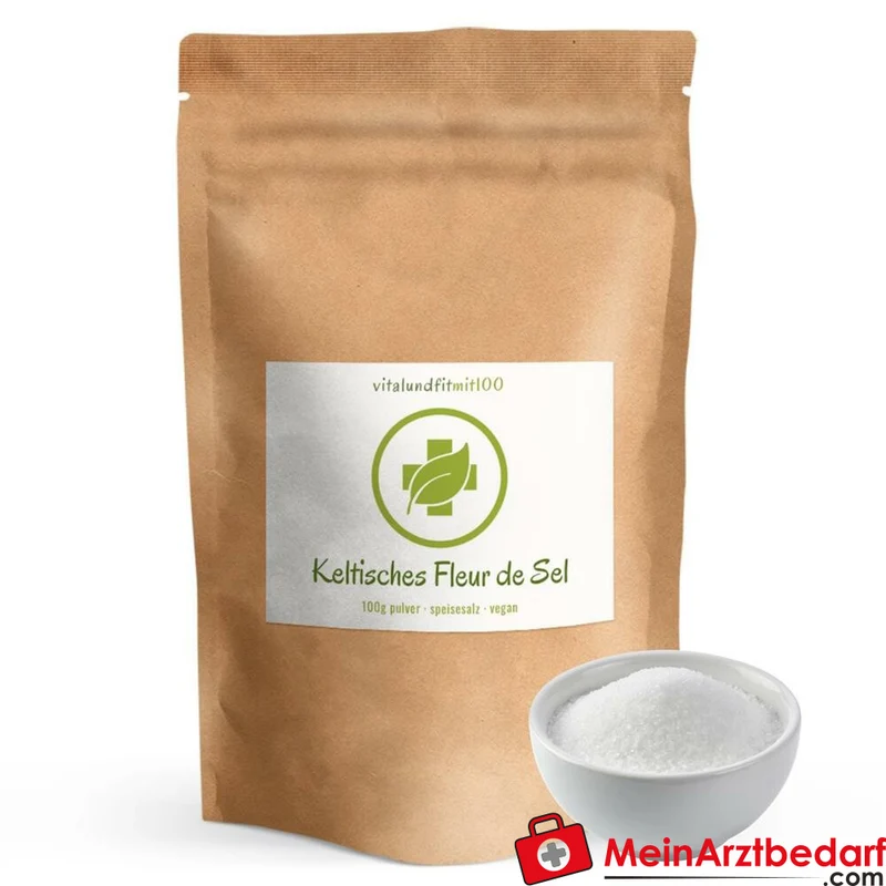 Keltisches Fleur de Sel Finishing-Salz handgeerntet aus Bretagne 100 g