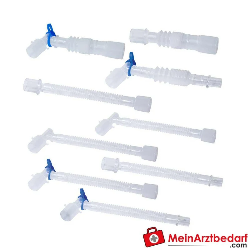 AEROtube Tubusverlängerung 180 mm PE/EVA 22F 90° mit Absaugport Einmalgebrauch