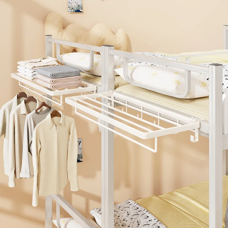Bettgestell Montierter Ausziehbarer Kleider- und Wäscheschrank mit Ausziehbarer Kleiderstange