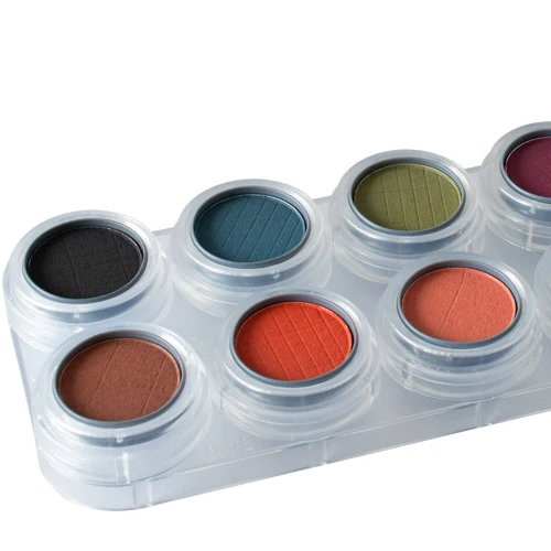 Grimas Rouge/Lidschattenpalette FM mit 12 Farben