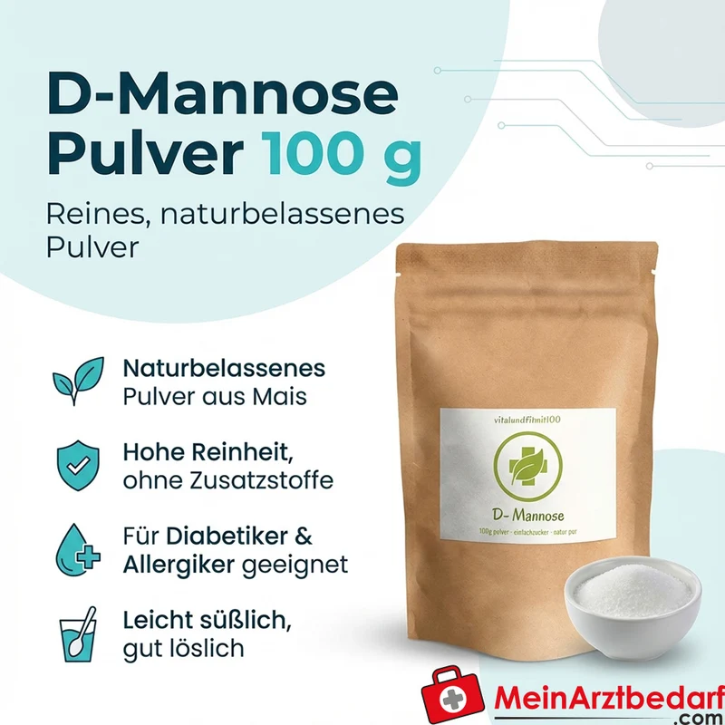 D-Mannose Pulver 100 g Nahrungsergänzung