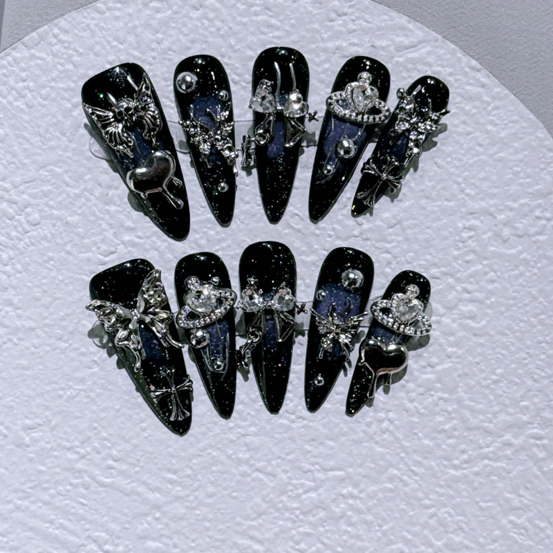 Premium Gothic Dekorative Nagelkunst Set