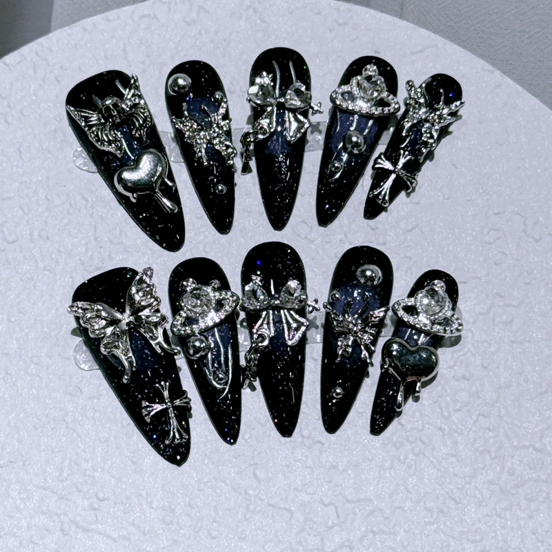 Premium Gothic Dekorative Nagelkunst Set