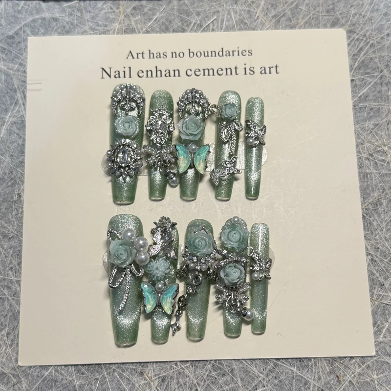 Premium 3D Dekorative Nagelkunst Tipps