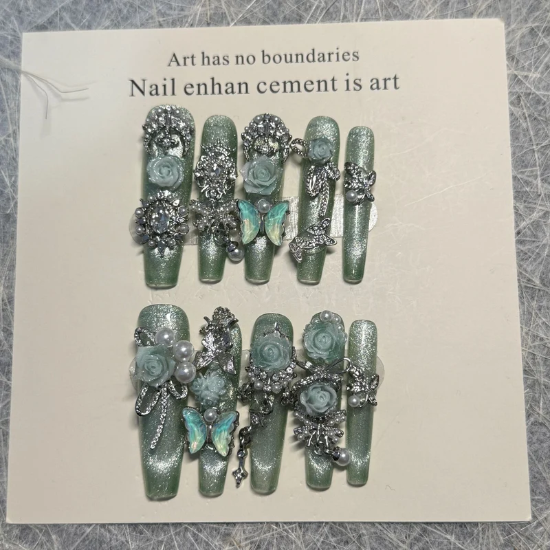 Premium 3D Dekorative Nagelkunst Tipps