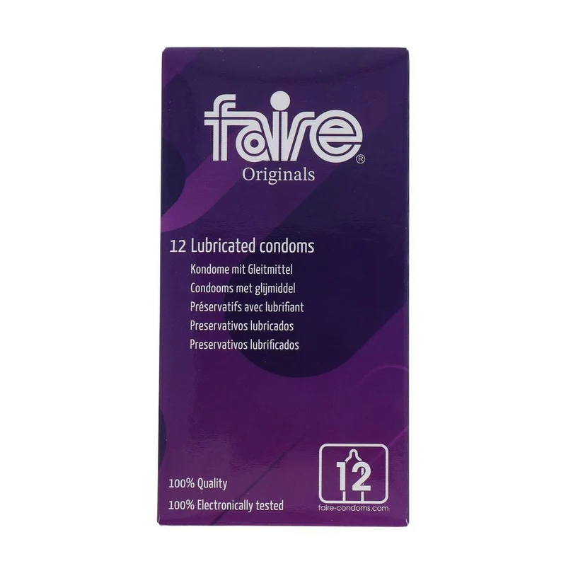 Faire Condoom Original Met Glijmiddel 12 stuks