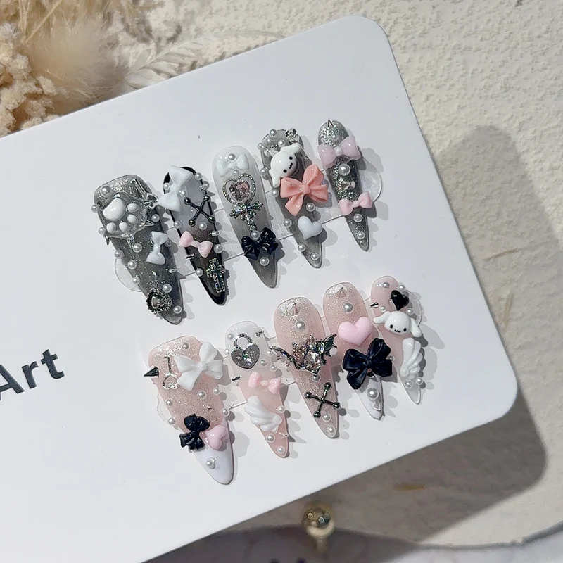 Verspielt 3D Nagelkunst Set