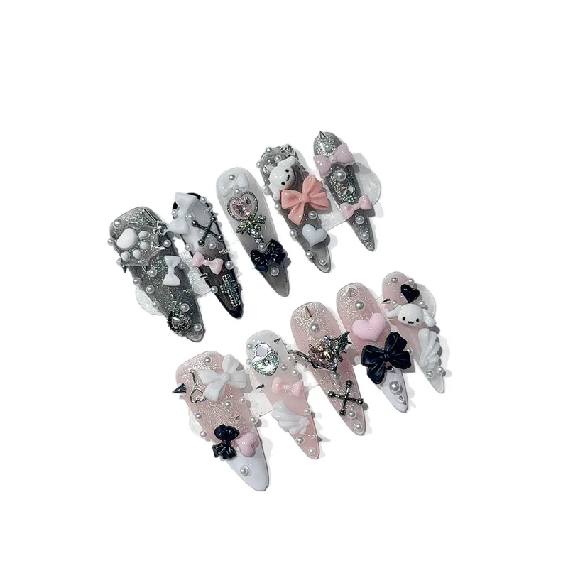 Verspielt 3D Nagelkunst Set