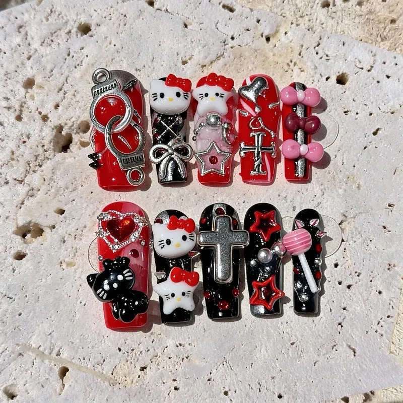 Einzigartiges thematisches dekoratives Nail Art Set