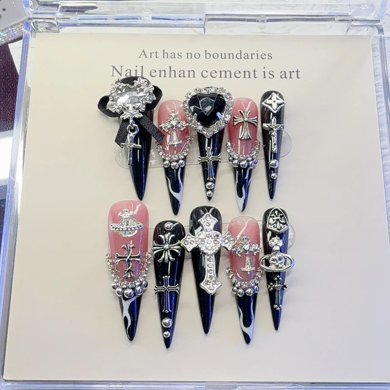 Gothic Inspirierte Dekorative Nagelkunst Set