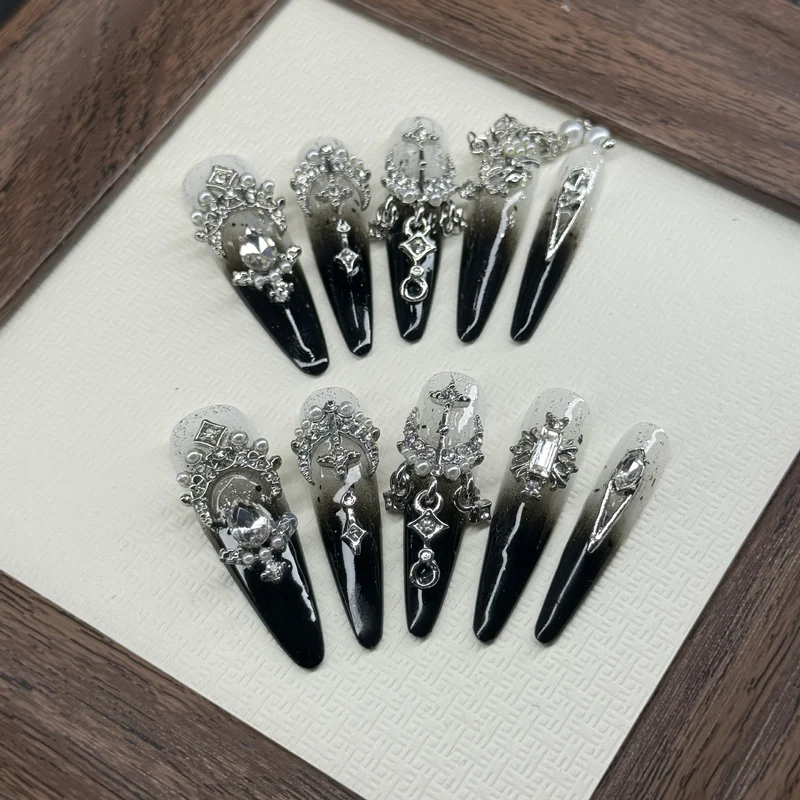 Luxuriöser Gothic Dekorativer Druck-Nagelset