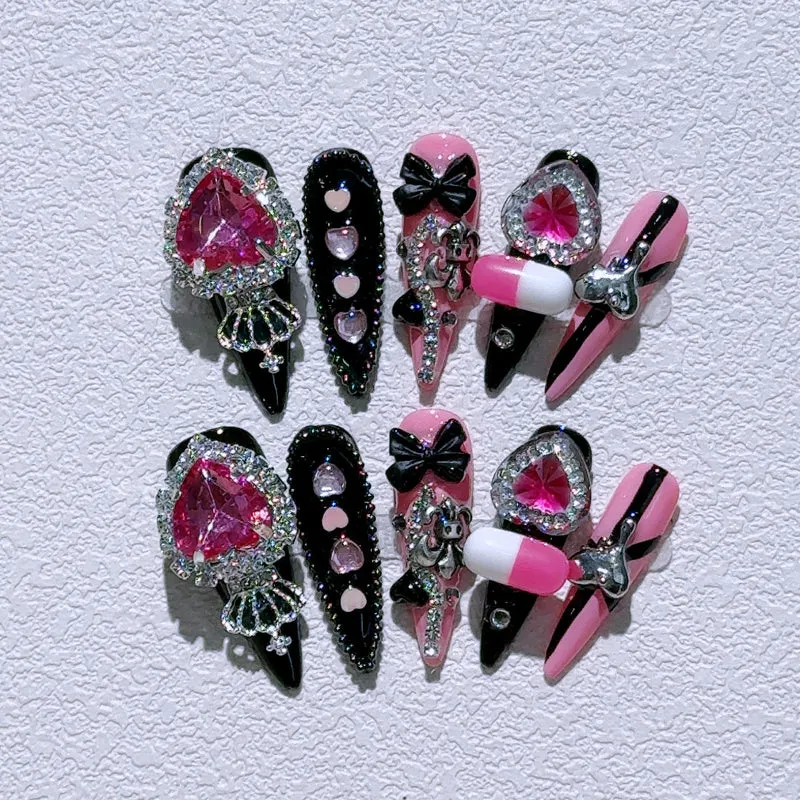 Glamouröse Nagelkunst Verlängerungen