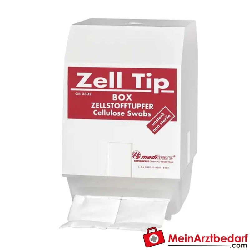 Servoprax Zelltip Tupferdispenser Kunststoff, abnehmbare Abdeckhaube