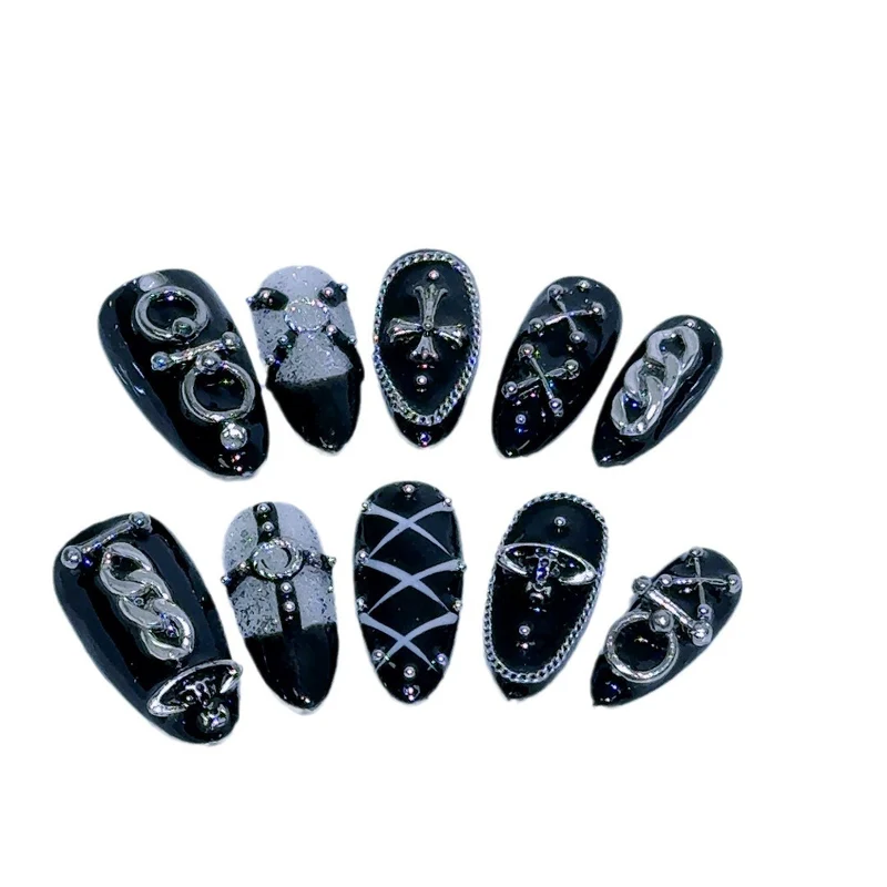 Dekoratives Gothic Nagelkunst Set