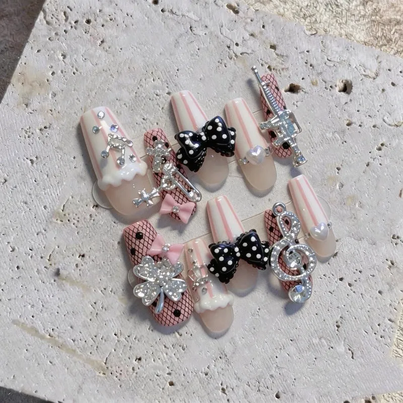 Glamourös Decoratives Nagelkunstset