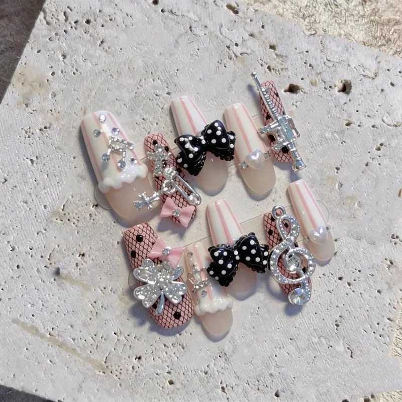 Glamourös Decoratives Nagelkunstset