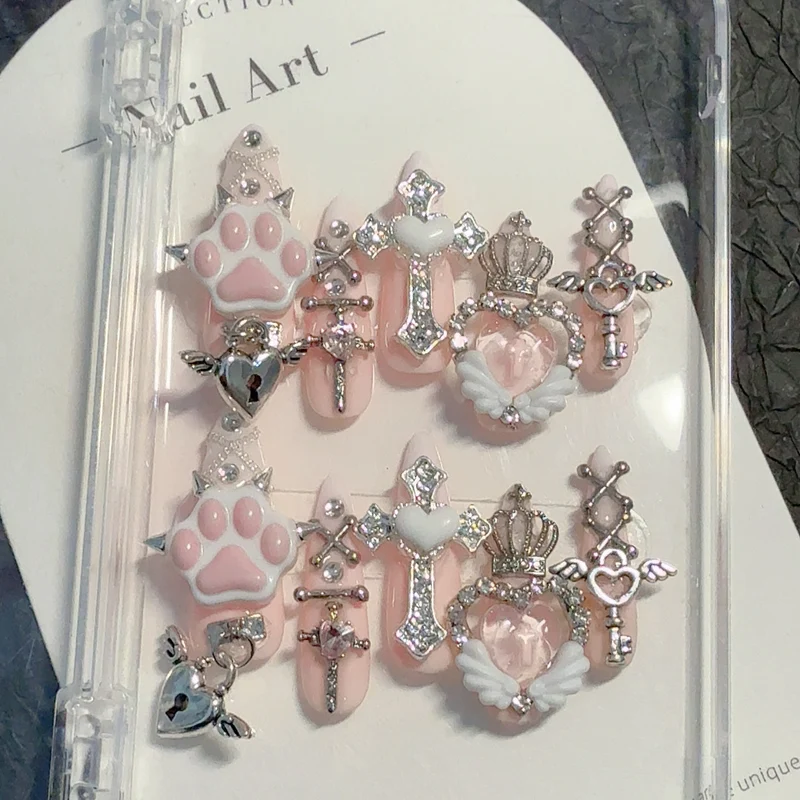 Glamouröses 3D Dekoratives Nagelkunst Set