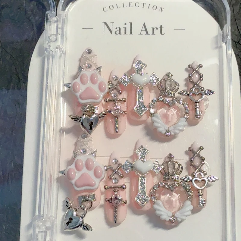 Glamouröses 3D Dekoratives Nagelkunst Set