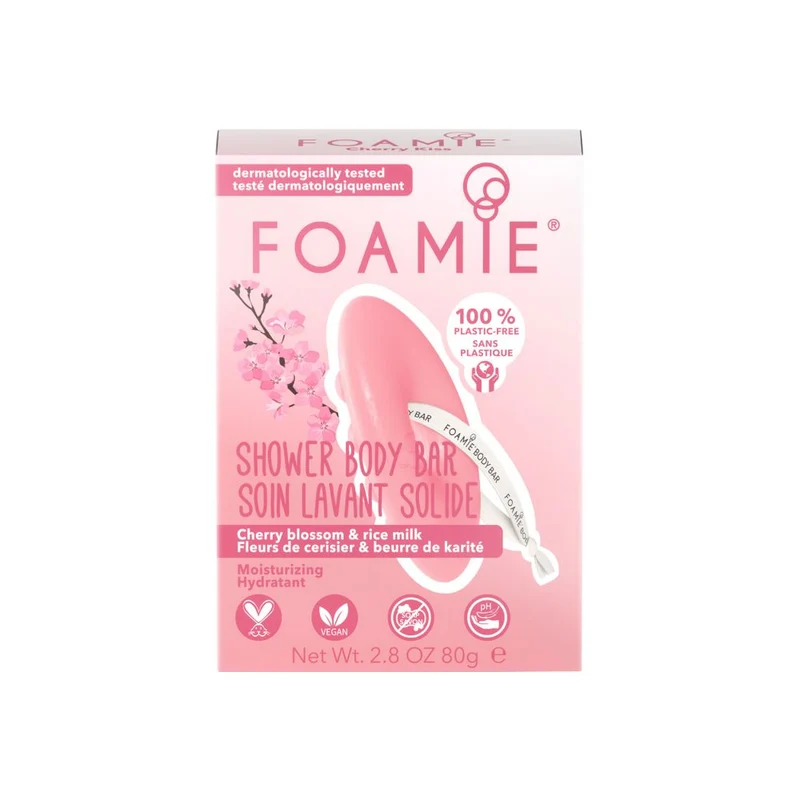 Foamie Shower Body Bar Cherry Kiss 80 gram