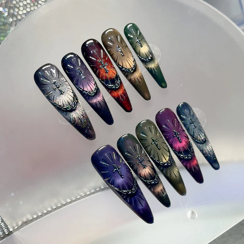 Dekorative Gel-Nagelkunst
