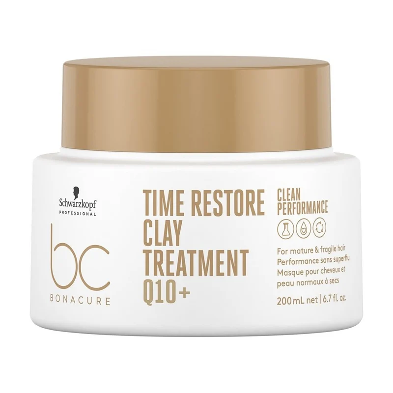 Schwarzkopf Proferssional Bonacure Time Restore Clay Treatment