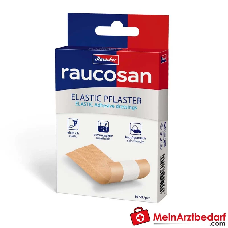 Raucosan Meterpflaster elastisch 10 x 6 cm zuschneidbar 10 Stück