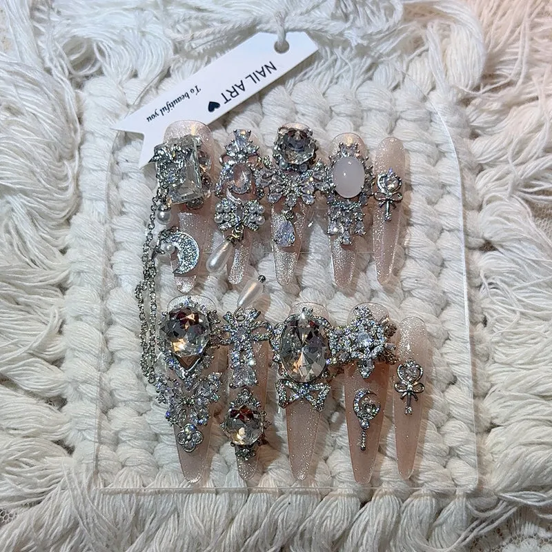 Dekoratives Acryl-Nagelset