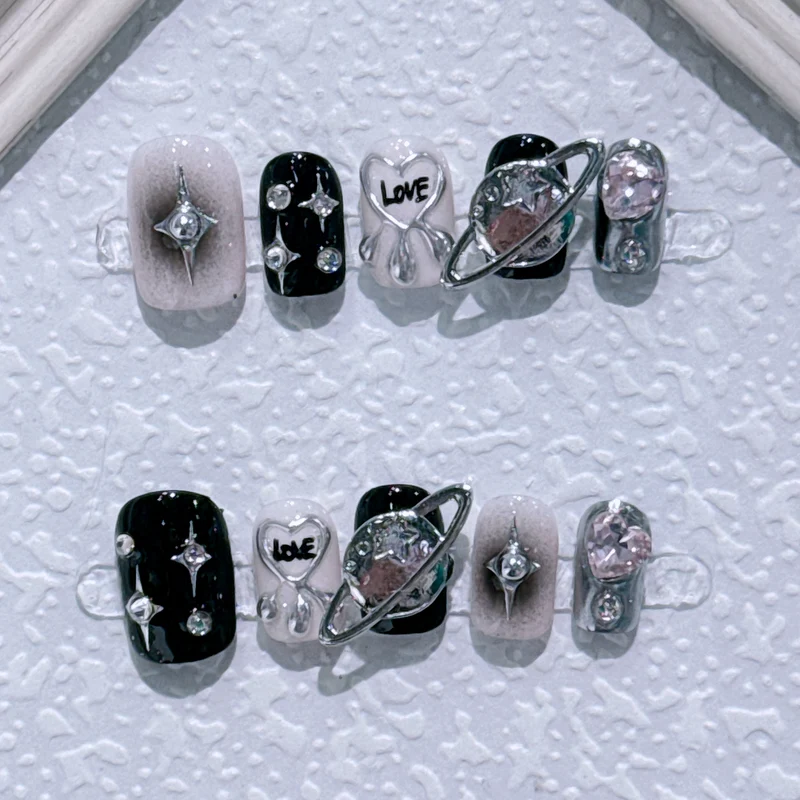 Dekoratives 3D Nagelkunst Set