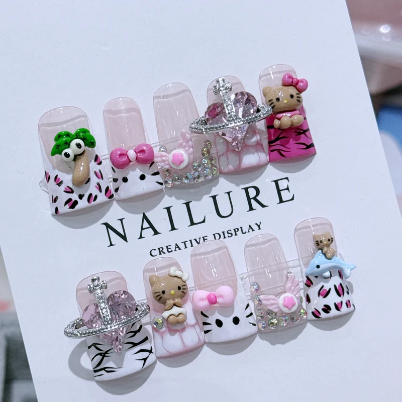 Kreatives 3D Nagelkunst Dekor Set