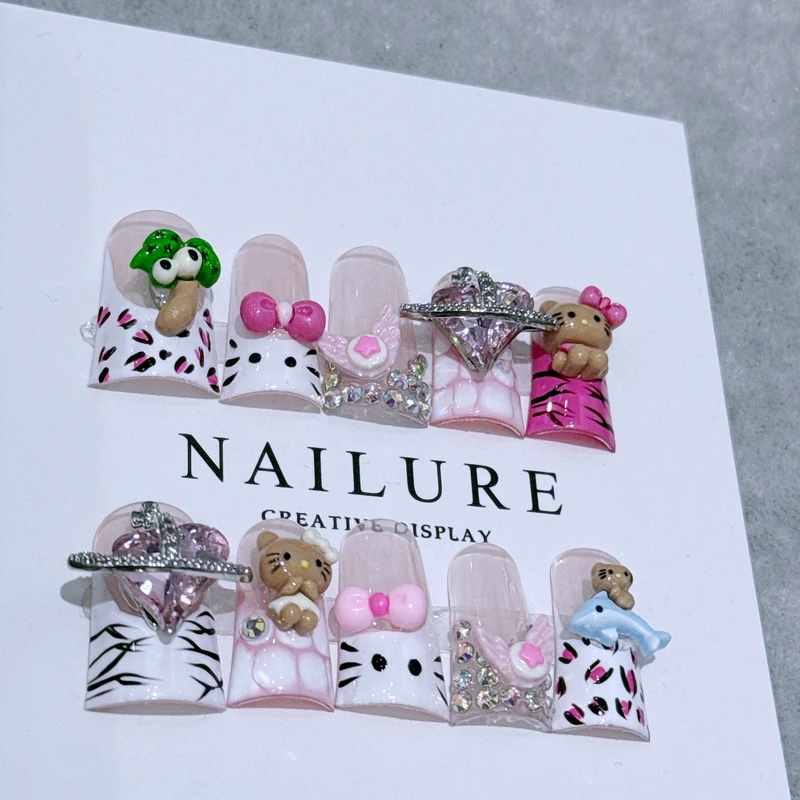 Kreatives 3D Nagelkunst Dekor Set