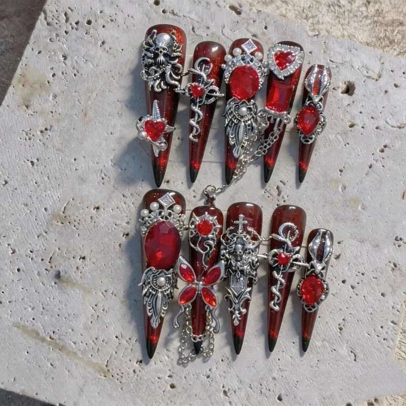 Dekorative Nagelkunst